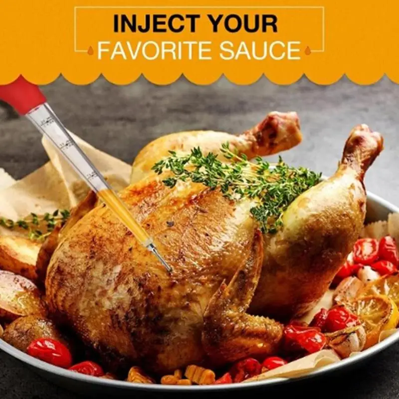 Universal Grill Drop Hose Cooking Chicken Gadgets Barbecue Turkey Drip Oil Vinegar Seasoning Tool 
Universal Grill Drop Hose Cooking Chicken Gadgets Barbecue Turkey Drip Oil Vinegar Seasoning Tool