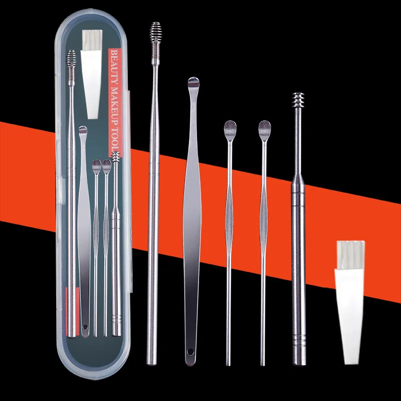 Earpick Wax Remover Curette Ear Wax Pickers Stainless Steel Ear Pick Cleaner Spoon Care Ear Clean Tool Earwax Removal
Earpick Wax Remover Curette Ear Wax Pickers Stainless Steel Ear Pick Cleaner Spoon Care Ear Clean Tool Earwax Removal