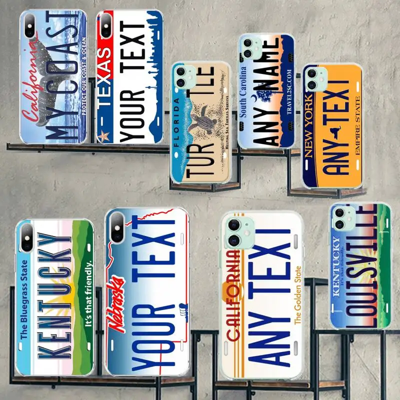 HPCHCJHM U.S. state license plates Customer High Quality Phone Case for iPhone 11 pro XS MAX 8 7 6 6S Plus X 5S SE XR cover
HPCHCJHM U.S. state license plates Customer High Quality Phone Case for iPhone 11 pro XS MAX 8 7 6 6S Plus X 5S SE XR cover