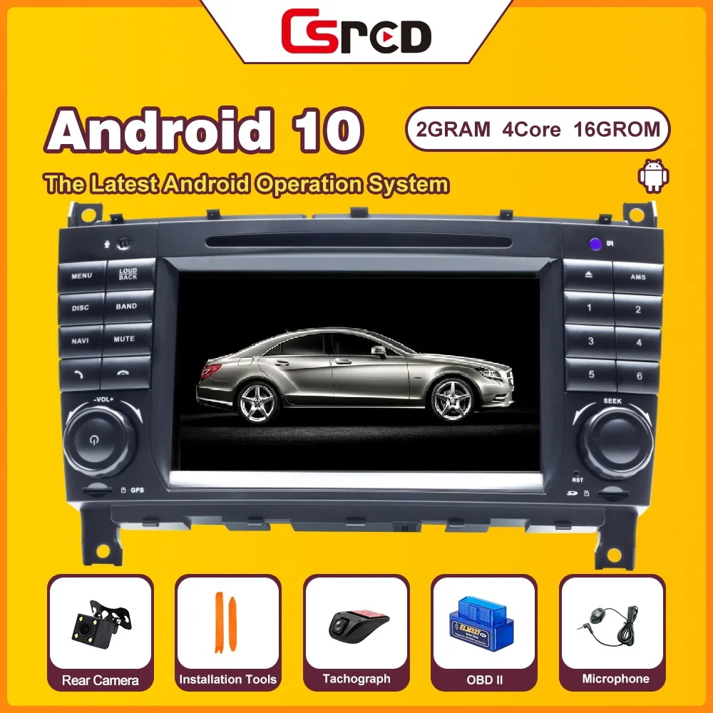 Автомобильный мультимедийный плеер Csred, Android 10, 7 дюймов, для Mercedes Benz Sprinter W203, W209, W245, Viano Vito, с GPS Навигатором, DVD, CD, радио
Автомобильный мультимедийный плеер Csred, Android 10, 7 дюймов, для Mercedes Benz Sprinter W203, W209, W245, Viano Vito, с GPS Навигатором, DVD, CD, радио