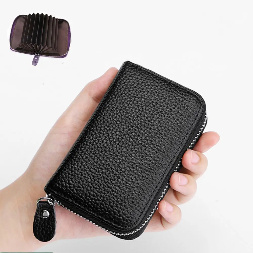 Unisex Fashion Zipper Genuine Credit Card Holder Business Card Cover Pocket Wallet Money Pouch Card Protect Case Purse
Unisex Fashion Zipper Genuine Credit Card Holder Business Card Cover Pocket Wallet Money Pouch Card Protect Case Purse