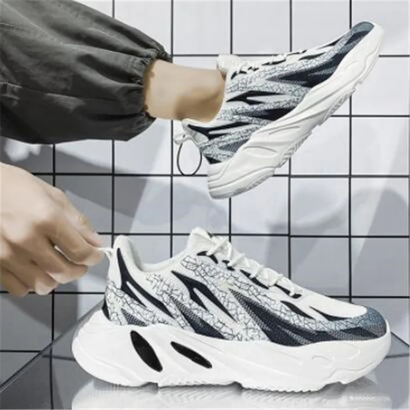 New Men's Sneakers Fashion Mesh Round Toe Thick Bottom Non-slip Lightweight Comfortable Casual Shoes Male Designer
New Men's Sneakers Fashion Mesh Round Toe Thick Bottom Non-slip Lightweight Comfortable Casual Shoes Male Designer