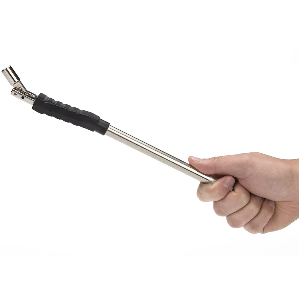 Rubber Booted Valve Stem Puller Off-Set Pivoting Head Threaded Head Non-Slip Grip Installer Auto Tool For Most Car Tires
Rubber Booted Valve Stem Puller Off-Set Pivoting Head Threaded Head Non-Slip Grip Installer Auto Tool For Most Car Tires