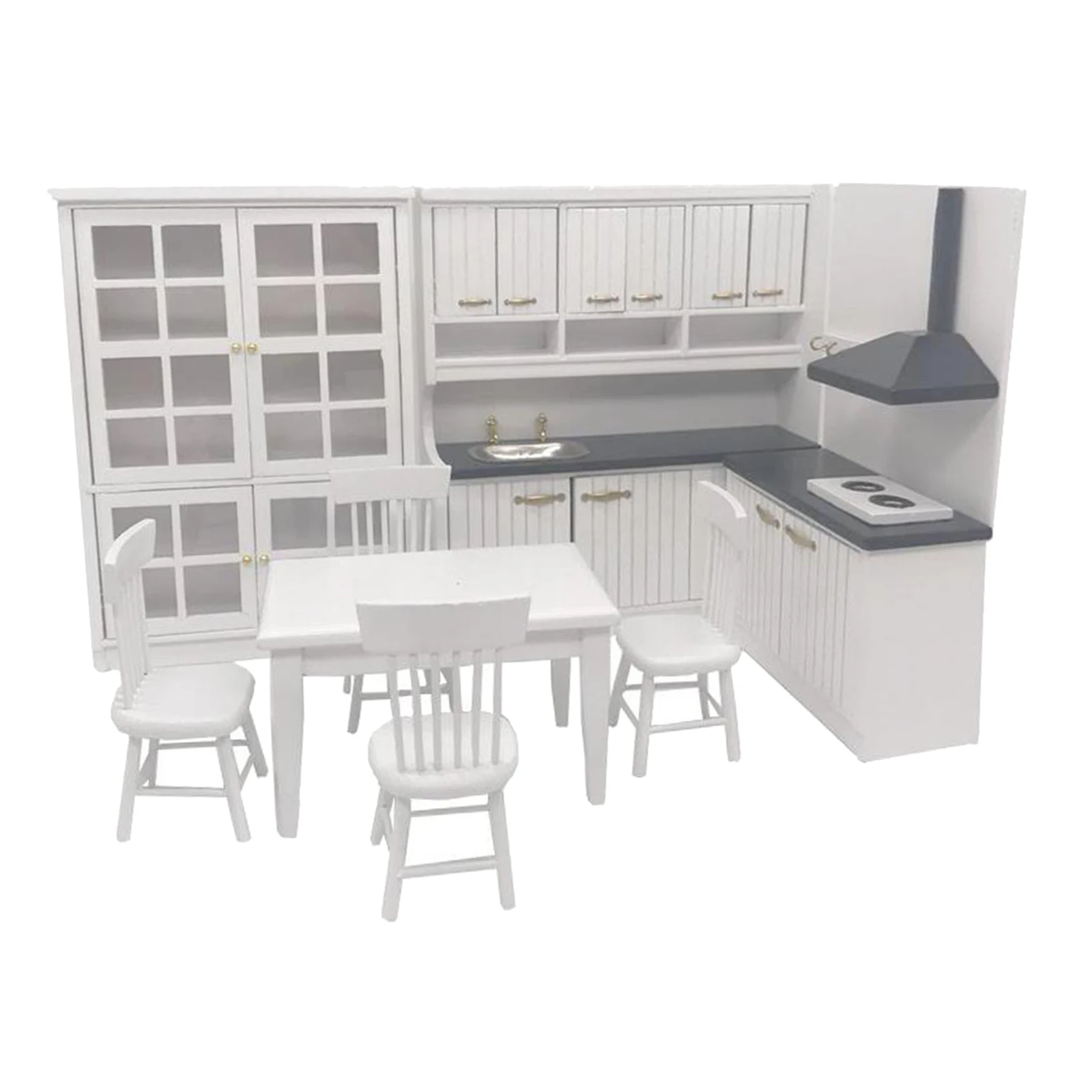 1:12 Miniature Doll Furniture Mini Wooden Dollhouse Kitchen Furniture Miniature Dollhouse Decoration Scene for Kids
1:12 Miniature Doll Furniture Mini Wooden Dollhouse Kitchen Furniture Miniature Dollhouse Decoration Scene for Kids