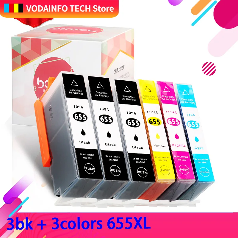 QSYRAINBOW 6PK совместимый для HP 655 для hp 655 для hp 655xl 655xl чернильный картридж для HP 3525 4615 4625 5525 6520 6600 7110
QSYRAINBOW 6PK совместимый для HP 655 для hp 655 для hp 655xl 655xl чернильный картридж для HP 3525 4615 4625 5525 6520 6600 7110