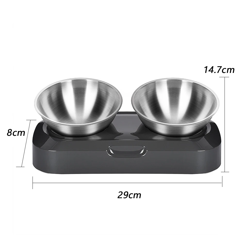 Cat Bowls 15 Tilted Cat Food Water Bowls Stainless Steel Pet Feeding Bowls for Cats Small Dogs Pet Feeding Supplies
Cat Bowls 15 Tilted Cat Food Water Bowls Stainless Steel Pet Feeding Bowls for Cats Small Dogs Pet Feeding Supplies