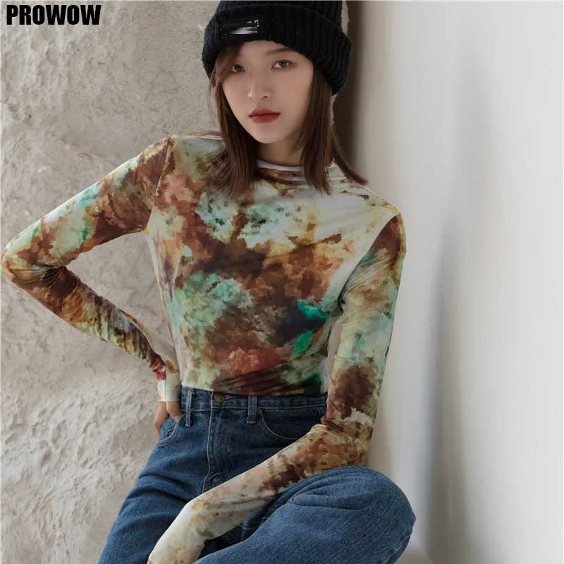 2020 Designer Top Clothing Women Spring Autumn Vintage Fashion Lady Abstract Smudge Print Slim Tshirt Long Sleeve Top Woman 
2020 Designer Top Clothing Women Spring Autumn Vintage Fashion Lady Abstract Smudge Print Slim Tshirt Long Sleeve Top Woman
