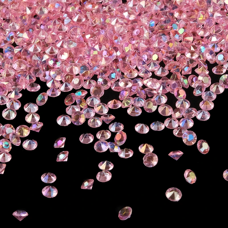 10000 pcs / lot 24 Colors in stock 4.5mm 1/3 Carat Acrylic Crystal Diamond Table ScatterConfetti Wedding Party Decoration
10000 pcs / lot 24 Colors in stock 4.5mm 1/3 Carat Acrylic Crystal Diamond Table ScatterConfetti Wedding Party Decoration