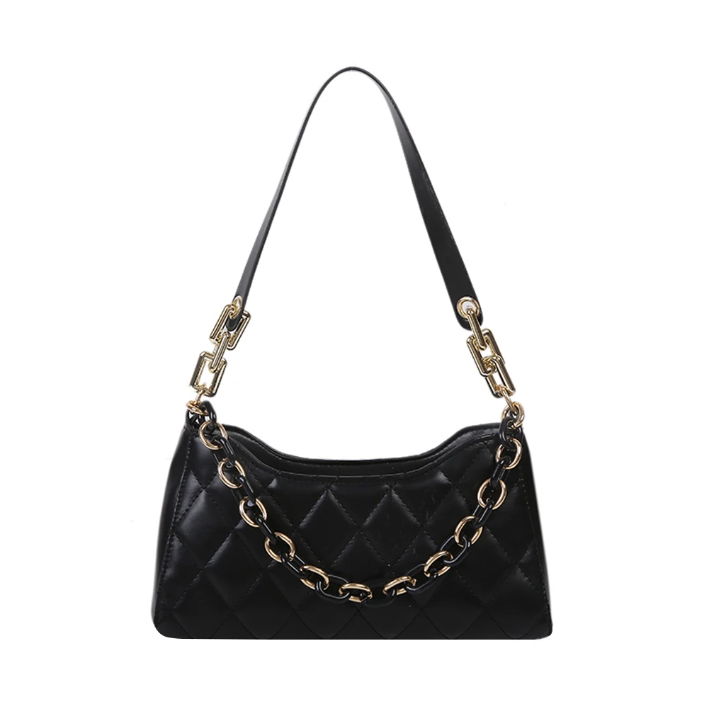 Youth Ladies Simple Versatile Bag Women Lattice Pattern Shoulder Underarm Bag PU Portable Chain Handbags Totes
Youth Ladies Simple Versatile Bag Women Lattice Pattern Shoulder Underarm Bag PU Portable Chain Handbags Totes