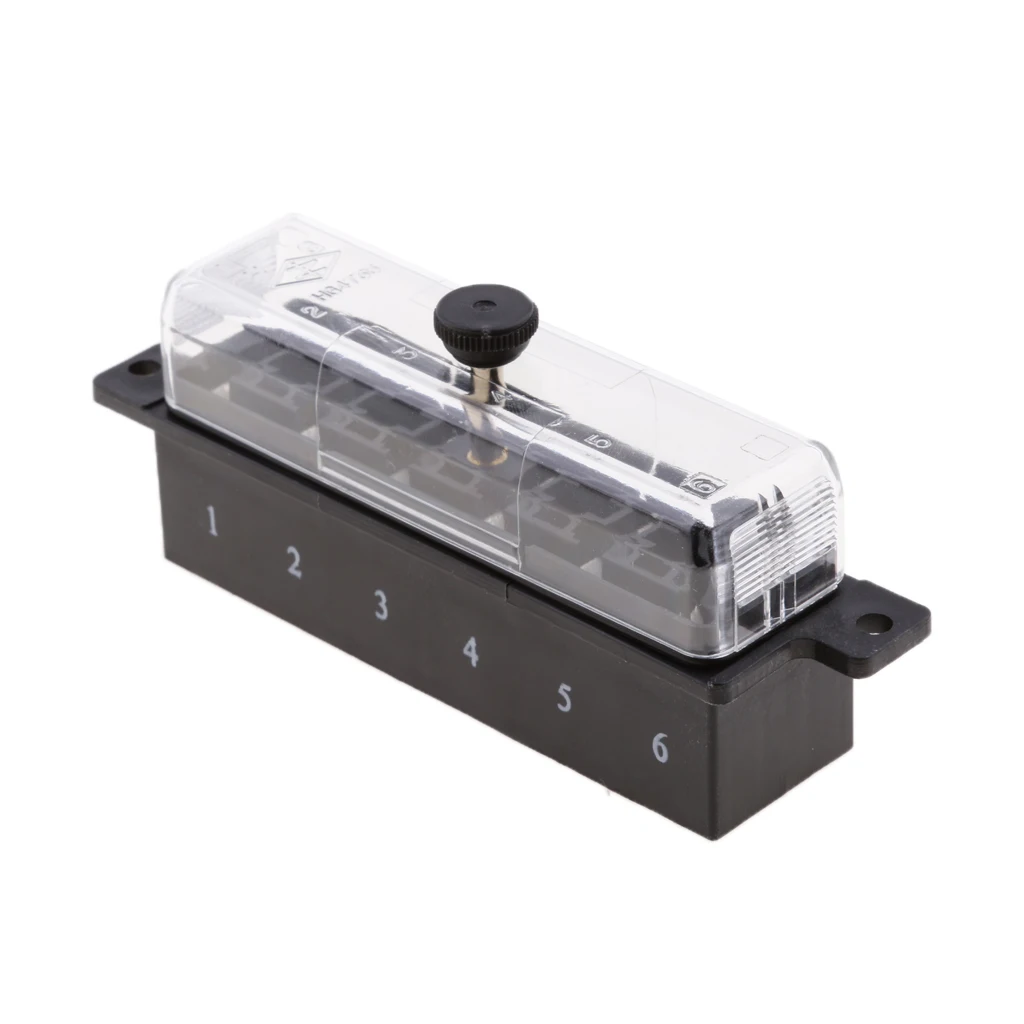 Держатель коробки предохранителей с 6 лезвиями для плавких предохранителей среднего размера для морских лодок
Держатель коробки предохранителей с 6 лезвиями для плавких предохранителей среднего размера для морских лодок