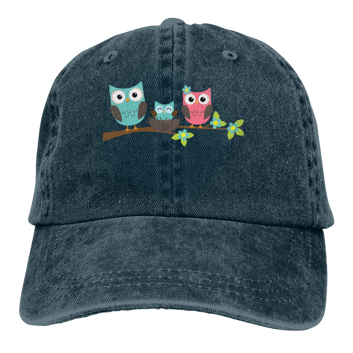 Family Of Owls With Newborn Owlet Vintage Unisex Adjustable Trucker Cap for Adult
Family Of Owls With Newborn Owlet Vintage Unisex Adjustable Trucker Cap for Adult
