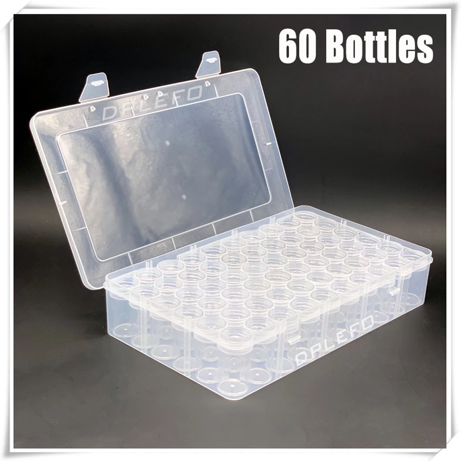 Diamond Painting Tools 28/32/38/56/60/64/80 Bottles Plastic Storage Box Kit for Diamond Mosaic Organizer Boxes Accessories
Diamond Painting Tools 28/32/38/56/60/64/80 Bottles Plastic Storage Box Kit for Diamond Mosaic Organizer Boxes Accessories