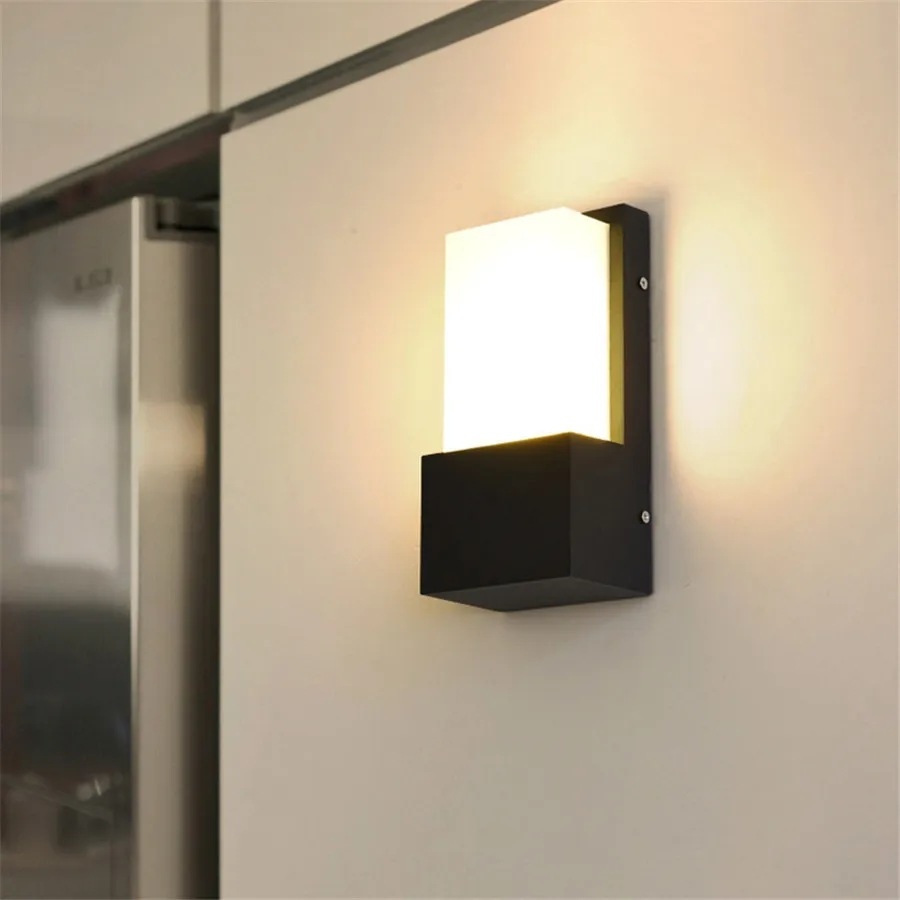 Thrisdar 12W Outdoor Surface Mounted Led Wall Lamp Waterproof Garden Porch Light Aluminum Villa Balcony Corridor Wall Sconces
Thrisdar 12W Outdoor Surface Mounted Led Wall Lamp Waterproof Garden Porch Light Aluminum Villa Balcony Corridor Wall Sconces