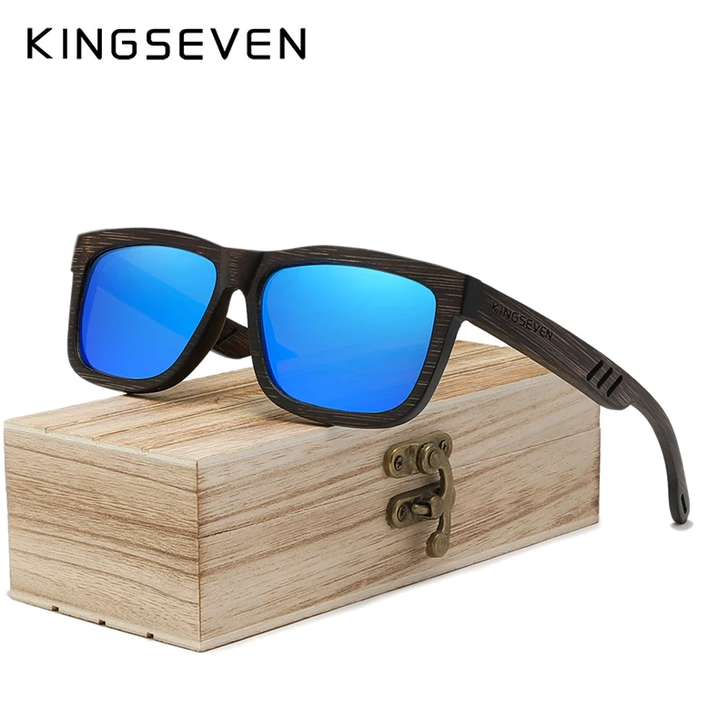 KINGSEVEN New Brand Design Handmade Natural Wooden Bamboo Sunglasses Luxury Sunglasses Polarized Wooden Oculos de sol masculino
KINGSEVEN New Brand Design Handmade Natural Wooden Bamboo Sunglasses Luxury Sunglasses Polarized Wooden Oculos de sol masculino