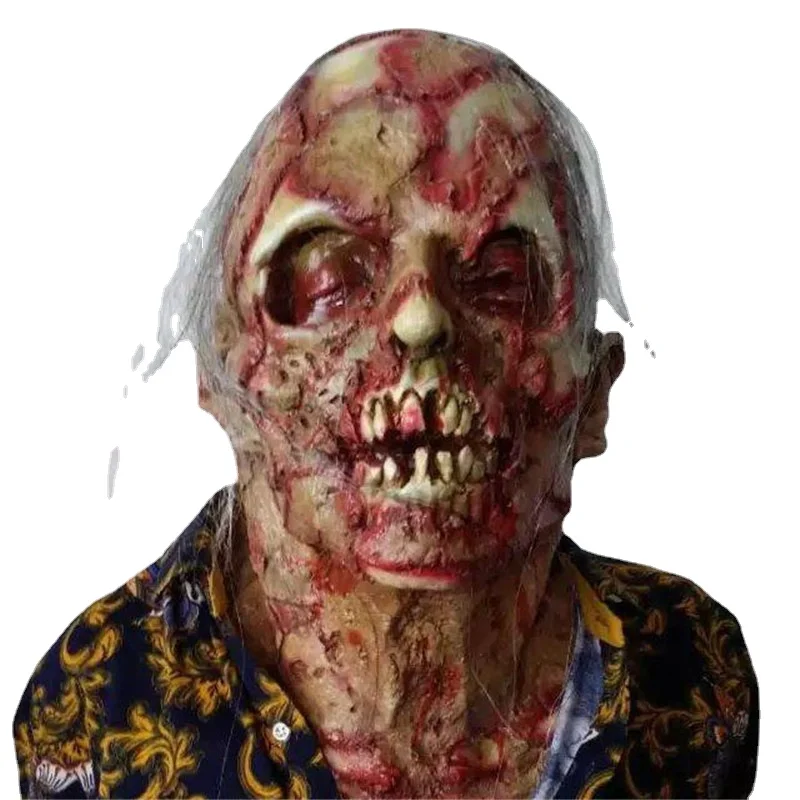 

Halloween Horror Mask Zombie Masks Party Cosplay Bloody Disgusting Rot Face Scary Masque Masquerade Mascara Terror Masker Latex