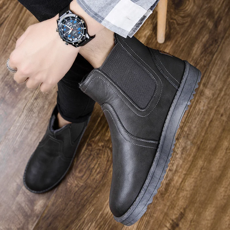 Lcxmnd waterproof Snow Boots Men's sheepskin and fur integrated winter Plush thickened warm cotton shoes bread shoes
Lcxmnd waterproof Snow Boots Men's sheepskin and fur integrated winter Plush thickened warm cotton shoes bread shoes