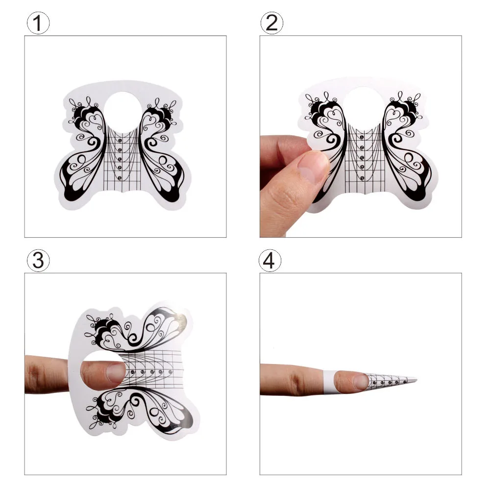 Nail Forms White Extension Acrylic Builder Form Guide For Nail Extension Stencil Manicure Tools
Nail Forms White Extension Acrylic Builder Form Guide For Nail Extension Stencil Manicure Tools