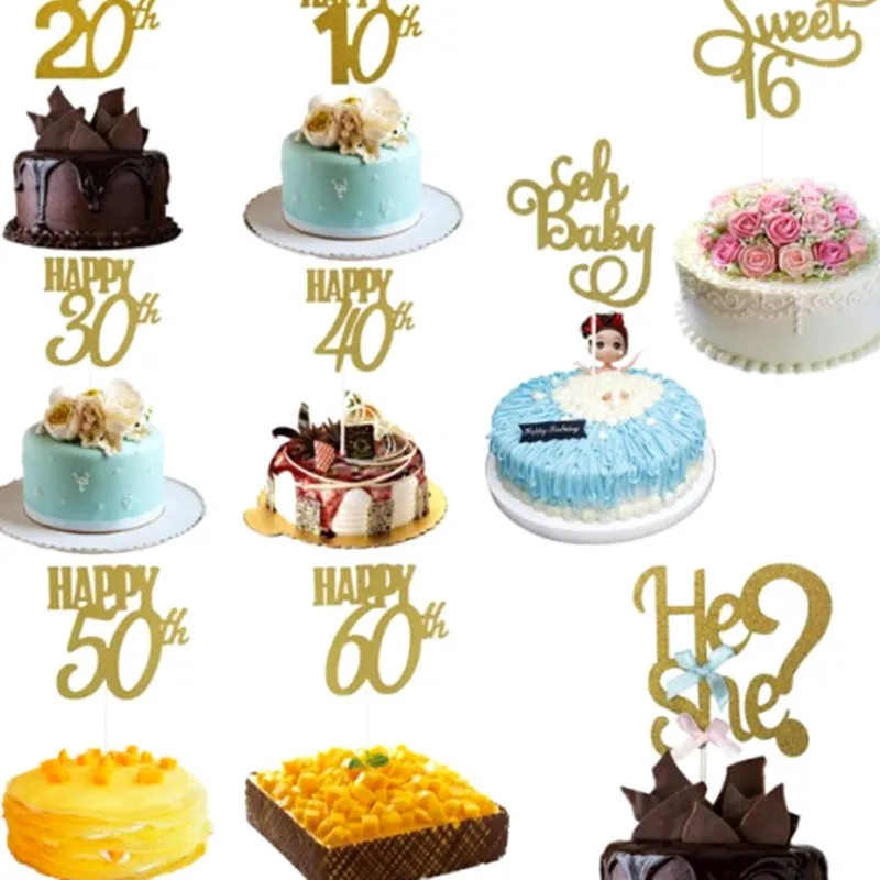 1Pcs Glitter Happy Birthday Cake Topper Acrylic Number Gold Cake Top Flag Decoration for Boy Birthday Party Wedding Supplies 
1Pcs Glitter Happy Birthday Cake Topper Acrylic Number Gold Cake Top Flag Decoration for Boy Birthday Party Wedding Supplies