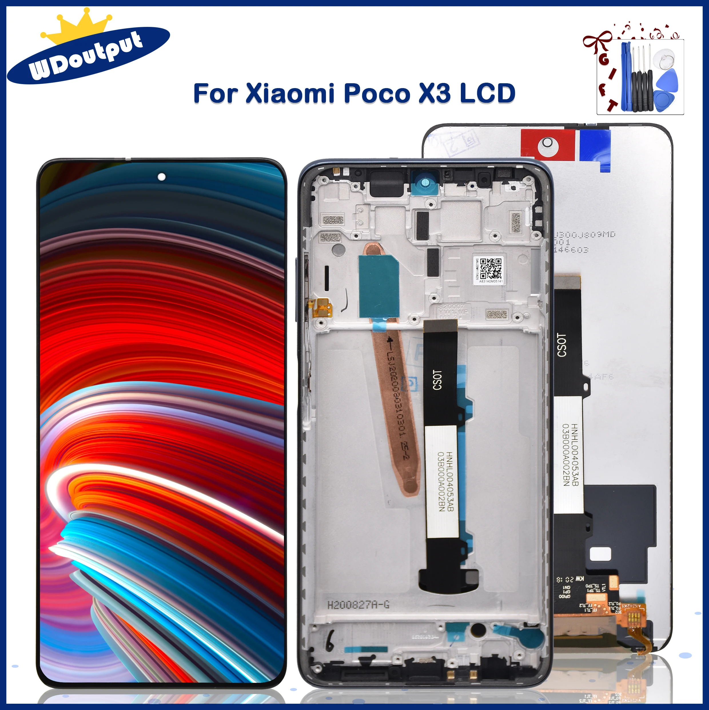6,67 "Оригинальный Новый ЖК-дисплей для Xiaomi POCO X3, сменный дигитайзер сенсорного экрана для POCO X3NFC LCD M2007J20CG дисплей + рамка
6,67 "Оригинальный Новый ЖК-дисплей для Xiaomi POCO X3, сменный дигитайзер сенсорного экрана для POCO X3NFC LCD M2007J20CG дисплей + рамка