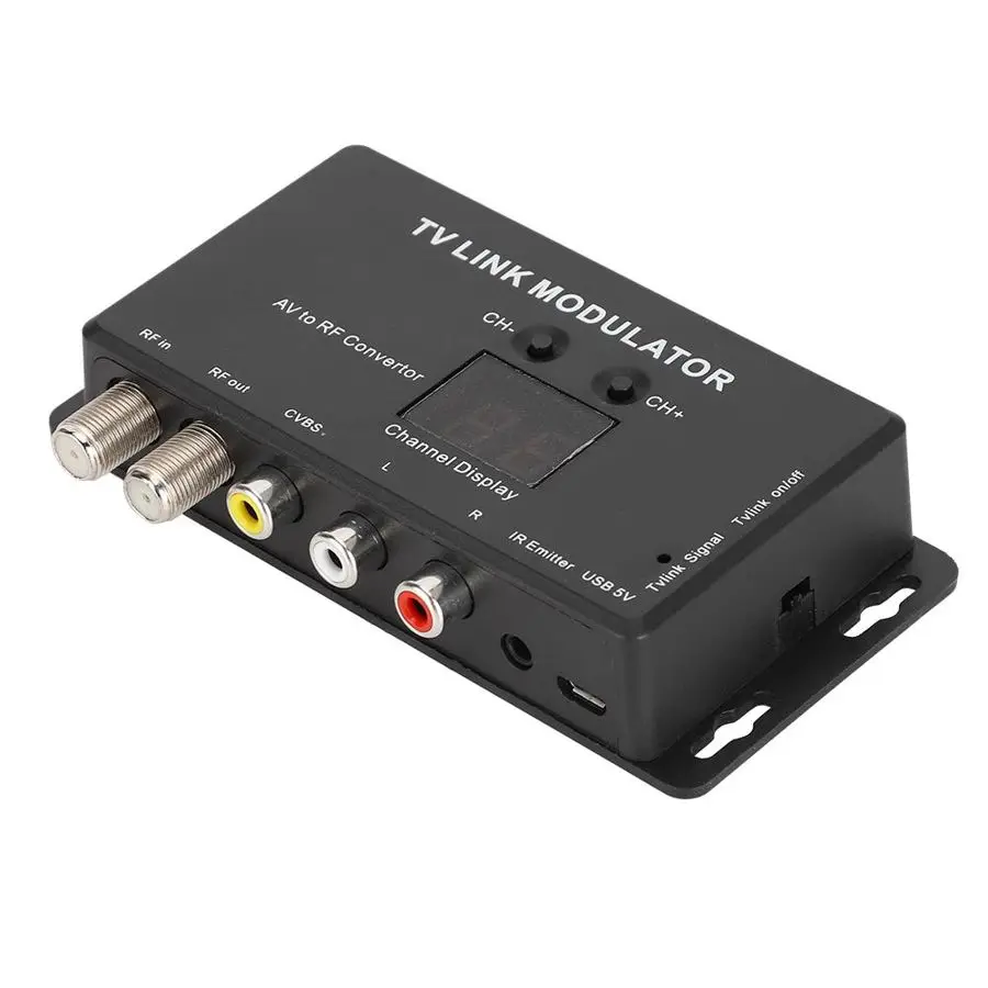 Фото TM70 UHF ТВ ссылка модулятор AV конвертер ИК удлинитель для головок с 21 канал Дисплей система цветного
