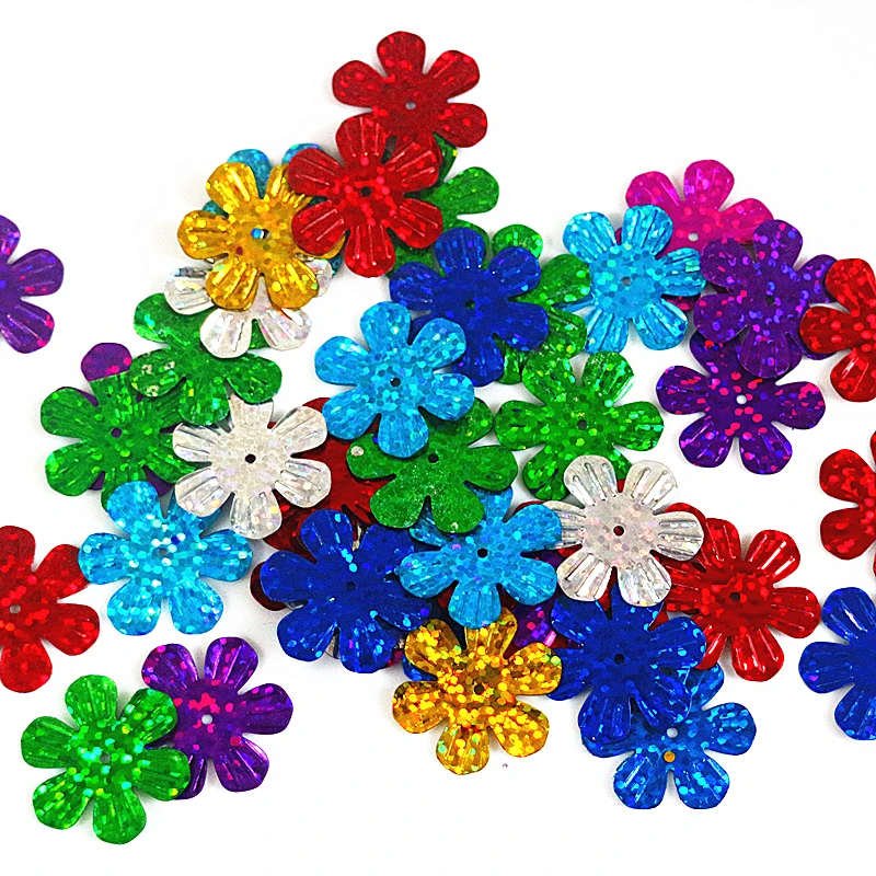 24mm flower sequins Laser sequin beads 3D hexapetalous flower sequins for Costume hat headdress decoration pvs
24mm flower sequins Laser sequin beads 3D hexapetalous flower sequins for Costume hat headdress decoration pvs
