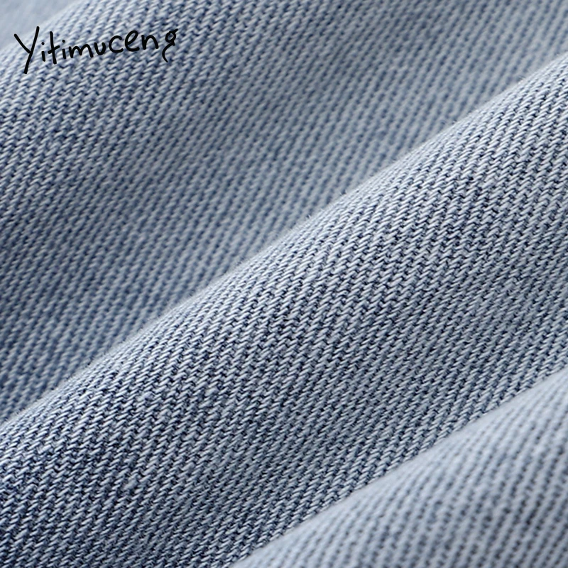 Yitimuceng Plus Size Women Jeans High Waisted Straight Pants Full Length Vintage Denim Pants Spring Comfortable New Streetwear
Yitimuceng Plus Size Women Jeans High Waisted Straight Pants Full Length Vintage Denim Pants Spring Comfortable New Streetwear