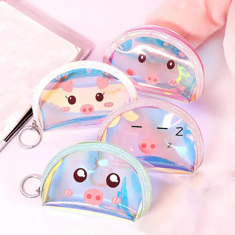Cartoon Pig Laser Women Lady Sanitary Napkin Pad Kid Coin Wallet TPU Small Coin Pouch Zipper Money Earphone Tampon Holder Purse
Cartoon Pig Laser Women Lady Sanitary Napkin Pad Kid Coin Wallet TPU Small Coin Pouch Zipper Money Earphone Tampon Holder Purse