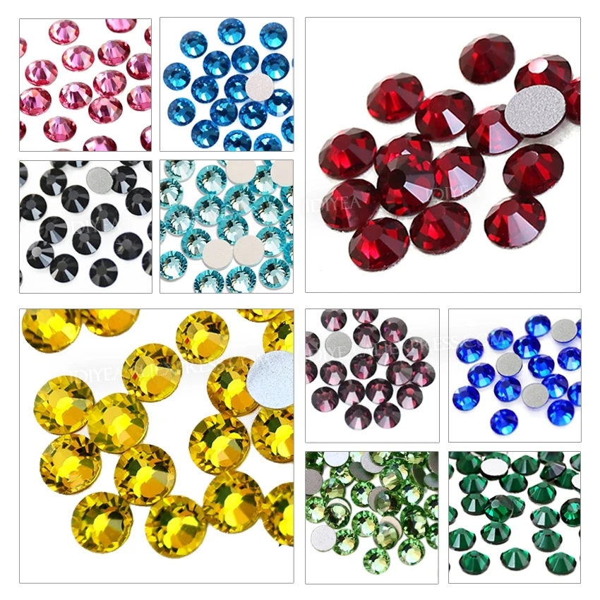 Multi colors SS3-SS30 Non Hot Fix Rhinestones flat back crystal strass glitter stone for DIY manicure 3D nail art fabric garment
Multi colors SS3-SS30 Non Hot Fix Rhinestones flat back crystal strass glitter stone for DIY manicure 3D nail art fabric garment