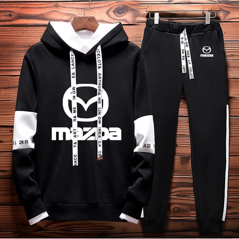 Mazda Car Logo Printing Spring Autumn Fashion Casual Colorblock Sweatshirt Cotton High Quality Men Hooded+pants 2 Piece Set
Mazda Car Logo Printing Spring Autumn Fashion Casual Colorblock Sweatshirt Cotton High Quality Men Hooded+pants 2 Piece Set