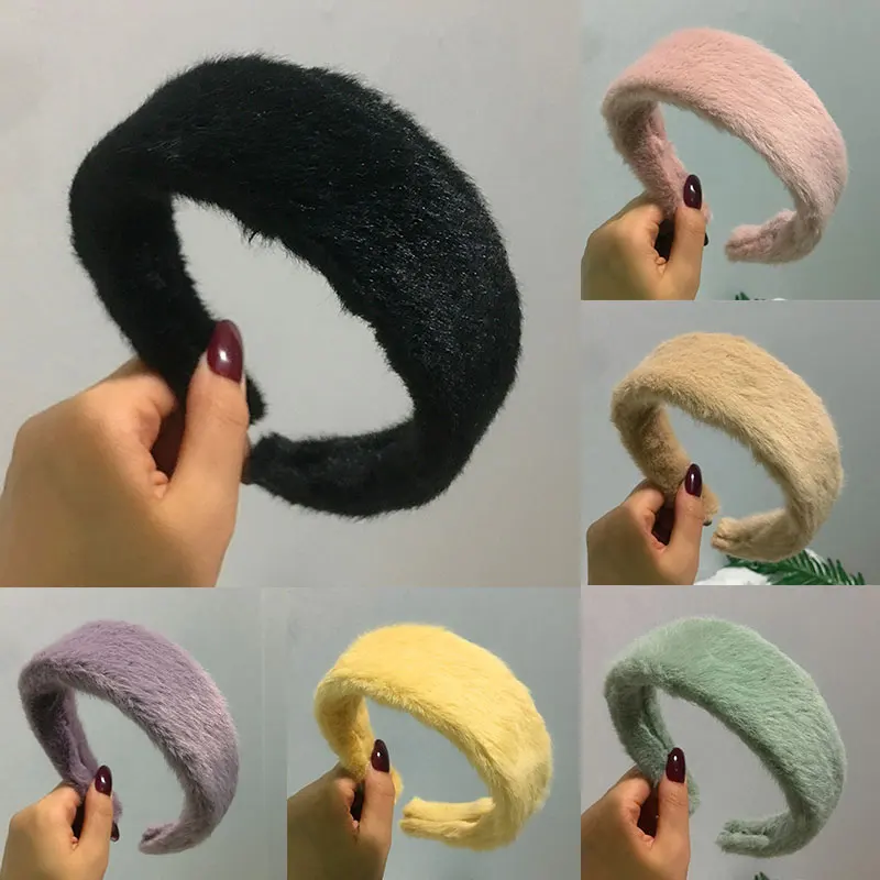WinterHairbands Hair Accessories Wide-Brimmed Furry Hair Bands Plush Hair Hoop Faux Fur Headband Imitation Rabbit Solid Color
WinterHairbands Hair Accessories Wide-Brimmed Furry Hair Bands Plush Hair Hoop Faux Fur Headband Imitation Rabbit Solid Color