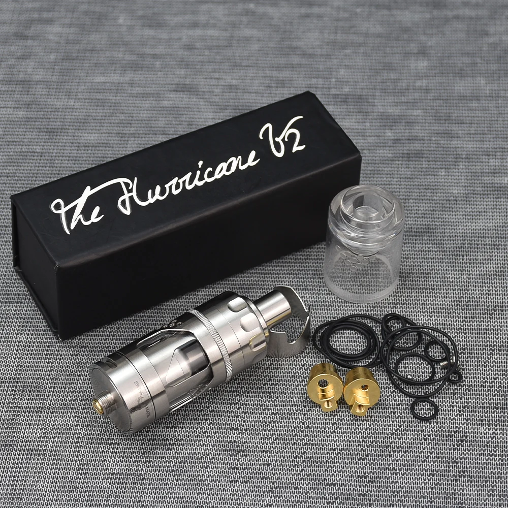 YFTK Hurricane v2 rta e-phoenix rta Single Coil rta Rebuildable Atomizer Vaporizer RTA 22.5mm tank e-cigarette mtl rta
YFTK Hurricane v2 rta e-phoenix rta Single Coil rta Rebuildable Atomizer Vaporizer RTA 22.5mm tank e-cigarette mtl rta