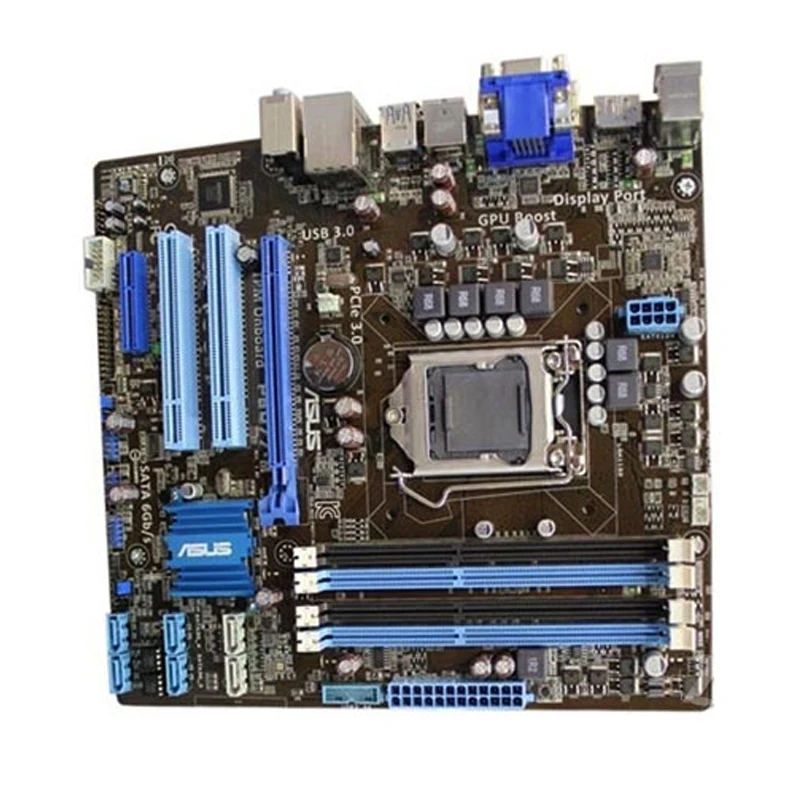 Оригинальная десктопная Материнская плата Asus P8Q77-M LGA 1155 Intel Q77 DDR3 Core i7/i5/i3 Cpus DVI USB 3,0 SATA 6 ГБ/сек. UEFI BIOS
Оригинальная десктопная Материнская плата Asus P8Q77-M LGA 1155 Intel Q77 DDR3 Core i7/i5/i3 Cpus DVI USB 3,0 SATA 6 ГБ/сек. UEFI BIOS