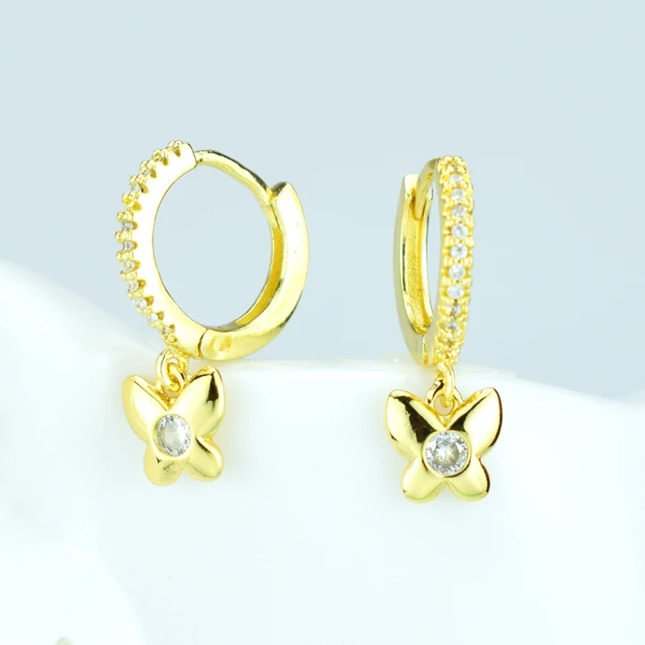 Small butterfly earrings insect earrings high quality retro style Hong Kong style zircon earrings all-in-one earrings jewelry
Small butterfly earrings insect earrings high quality retro style Hong Kong style zircon earrings all-in-one earrings jewelry