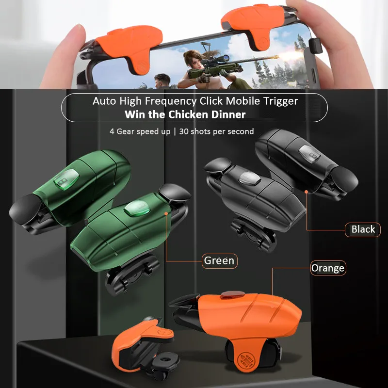 PUBG Mobile Controller Auto High Frequency Click Mobile Trigger for PUBG/Fortnite and Gaming Joysticks for Android iOS Phone
PUBG Mobile Controller Auto High Frequency Click Mobile Trigger for PUBG/Fortnite and Gaming Joysticks for Android iOS Phone