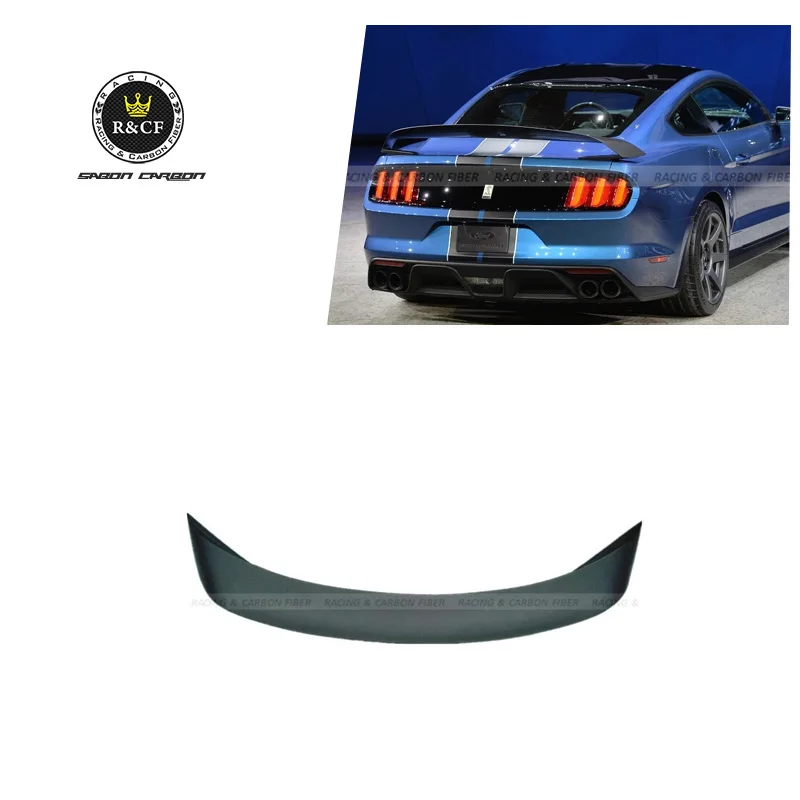 2015 MUSTANG задний спойлер // GT350 Стиль FRP с матовым черным крыльем для FORD 2 3 хорошая