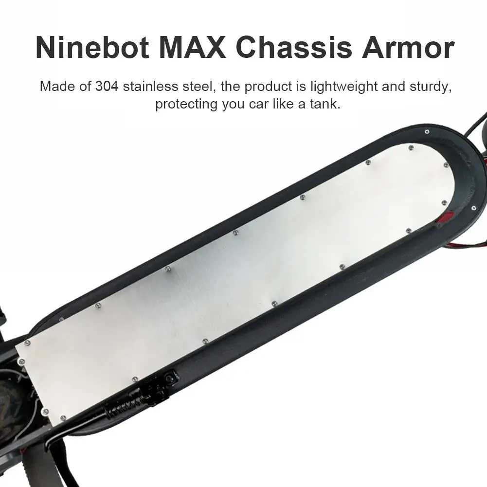 Chassis Armor Stainless Steel Hard Waterproof Battery Protection Cover For Max G30 Scooter For Millet Scooter Chassis
Chassis Armor Stainless Steel Hard Waterproof Battery Protection Cover For Max G30 Scooter For Millet Scooter Chassis
