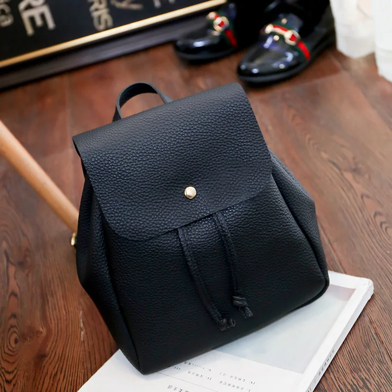 New Leather Backpack Women Bags Teenager School Backpack for Students Rucksack Black Backpacks
New Leather Backpack Women Bags Teenager School Backpack for Students Rucksack Black Backpacks