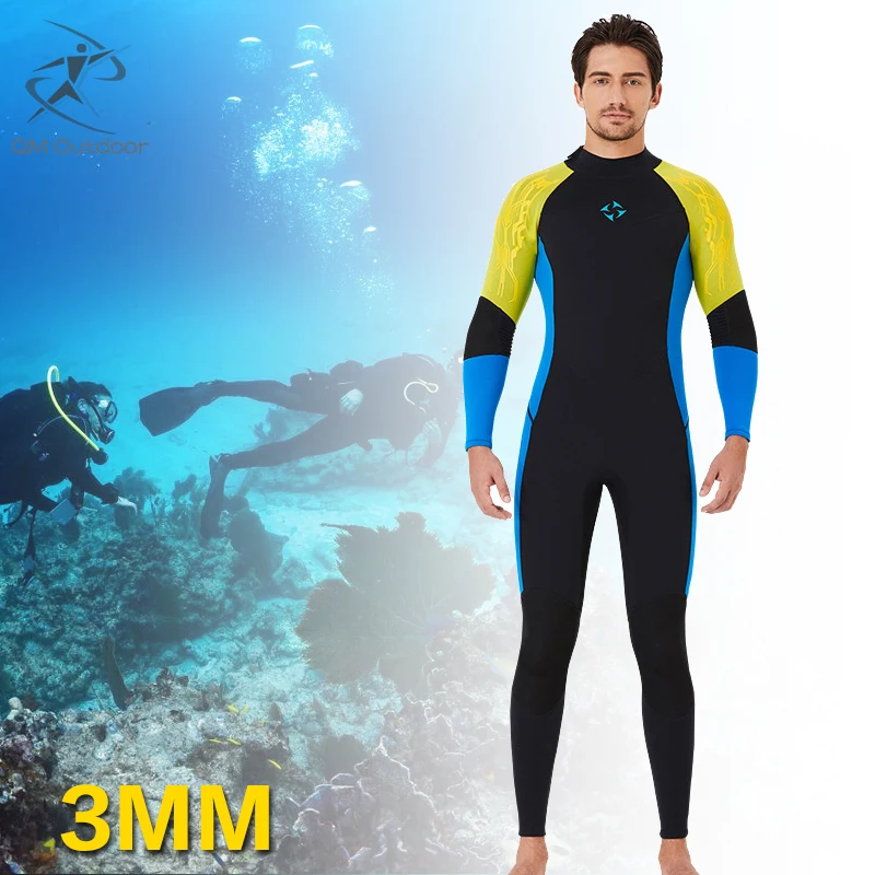 Full-body Men 3mm Neoprene Wetsuit Surfing Swimming Diving Suit Wet Suit for Cold Water Scuba Snorkeling Spearfishing
Full-body Men 3mm Neoprene Wetsuit Surfing Swimming Diving Suit Wet Suit for Cold Water Scuba Snorkeling Spearfishing