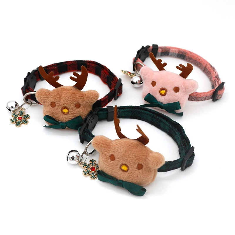 1PC Plush Elk Dog Collar Christmas Pet Necklace Decoration Snow Bell Pendant Adjustable New Cute Cat Bowtie Pet Accessories
1PC Plush Elk Dog Collar Christmas Pet Necklace Decoration Snow Bell Pendant Adjustable New Cute Cat Bowtie Pet Accessories