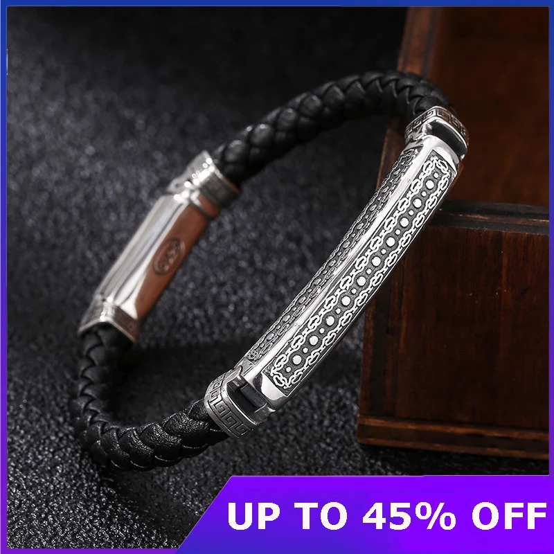 2020 Weave Hand Rope Bracelet Bangle Pure 925 Sterling Silver Letter Fashion Jewelry Gift Men Women New Arrival Fine Bracelet 
2020 Weave Hand Rope Bracelet Bangle Pure 925 Sterling Silver Letter Fashion Jewelry Gift Men Women New Arrival Fine Bracelet