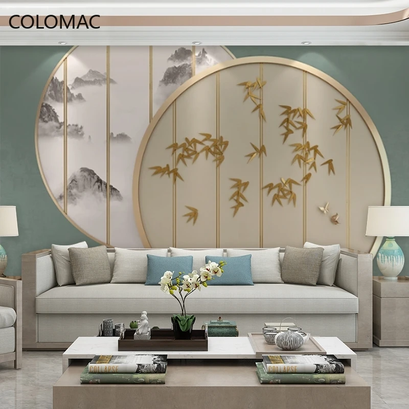 Colomac Custom Chinese Style Luxury Hotel Club Living Room Background Wallpaper Bamboo Leaf Mural Decoration Dropshipping
Colomac Custom Chinese Style Luxury Hotel Club Living Room Background Wallpaper Bamboo Leaf Mural Decoration Dropshipping