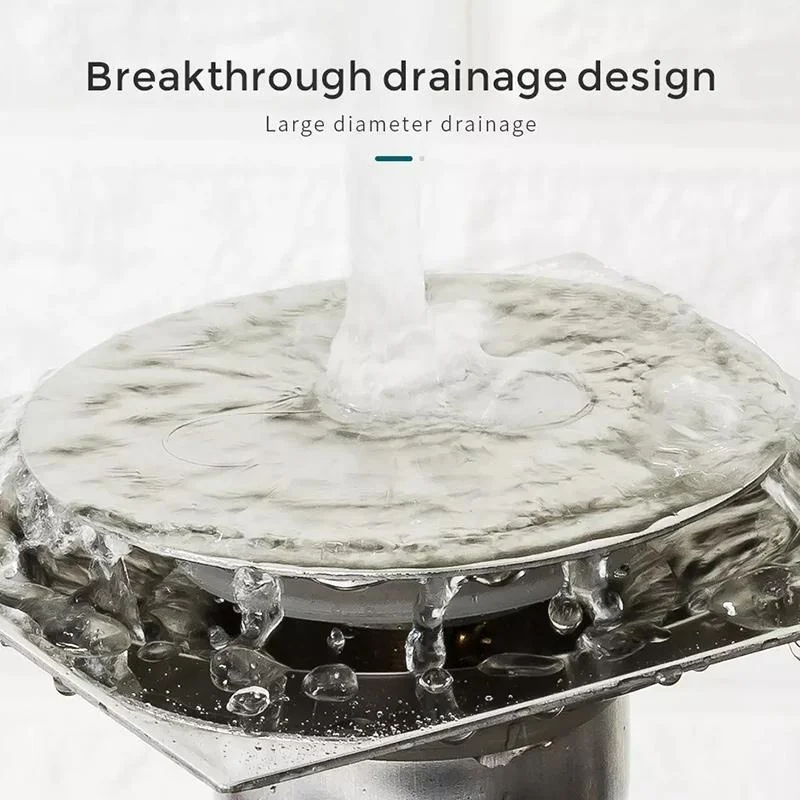 Shower Stainless Steel Bounce Floor Drain Cover Square Bouncing Anti-smell Durable Waste Cover Floor Drain Pedal Type QP
Shower Stainless Steel Bounce Floor Drain Cover Square Bouncing Anti-smell Durable Waste Cover Floor Drain Pedal Type QP