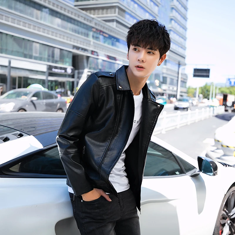 Men's Leather Jackets, Slim Fashion, Motorcycle Jackets, Spring and Autumn Jackets, Trendy Casual Plus Velvet Leather Jackets
Men's Leather Jackets, Slim Fashion, Motorcycle Jackets, Spring and Autumn Jackets, Trendy Casual Plus Velvet Leather Jackets