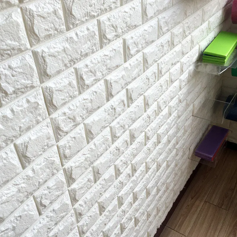 10 Sheets 3D Self adhesive Waterproof Wallpapers 70*77cm TV Background Brick Wall Sticker Living Room Bedroom Decorative Sticker
10 Sheets 3D Self adhesive Waterproof Wallpapers 70*77cm TV Background Brick Wall Sticker Living Room Bedroom Decorative Sticker