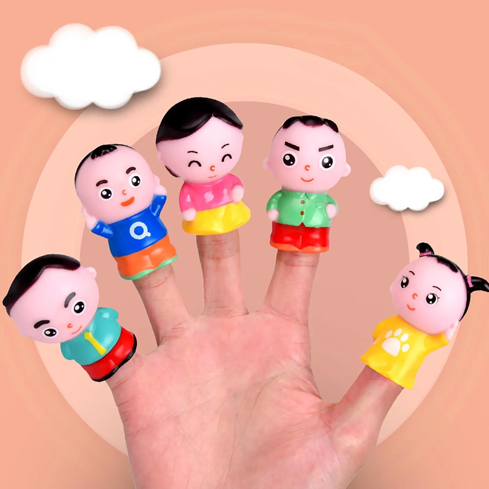boy girl Finger Puppets Early Education Soothing Finger Doll Gloves Toy Parent Child Interactive Gloves
boy girl Finger Puppets Early Education Soothing Finger Doll Gloves Toy Parent Child Interactive Gloves