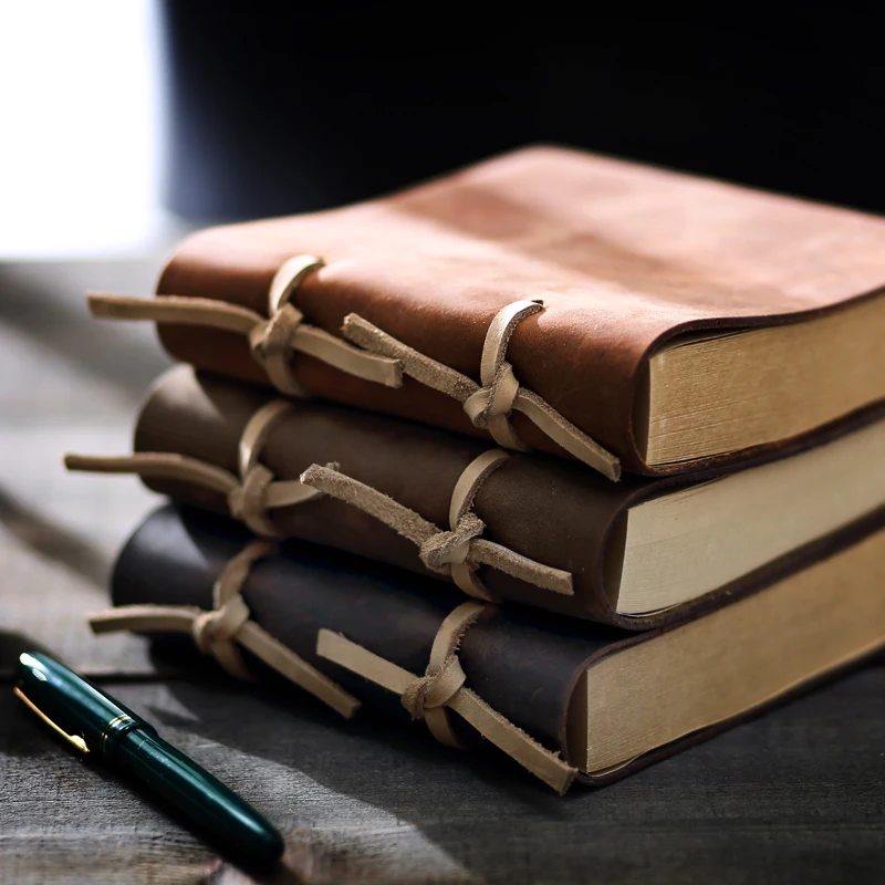 European Magic Book Diary Retro Book Thick Super Thick Handmade Cowhide Book Leather Creative Hand Made Notebook Customize Logo
European Magic Book Diary Retro Book Thick Super Thick Handmade Cowhide Book Leather Creative Hand Made Notebook Customize Logo