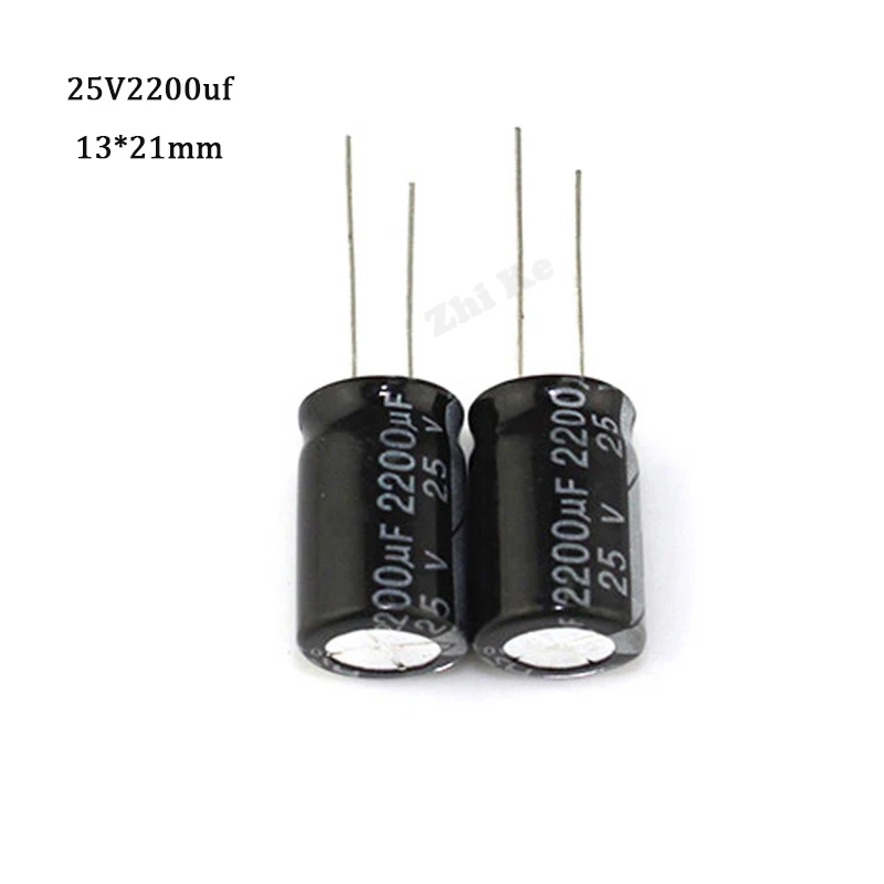 10 pcs Aluminum electrolytic capacitor 2200 uF 25 V 13 * 21 mm frekuensi tinggi Radial Electrolytic kapasitor
10 pcs Aluminum electrolytic capacitor 2200 uF 25 V 13 * 21 mm frekuensi tinggi Radial Electrolytic kapasitor