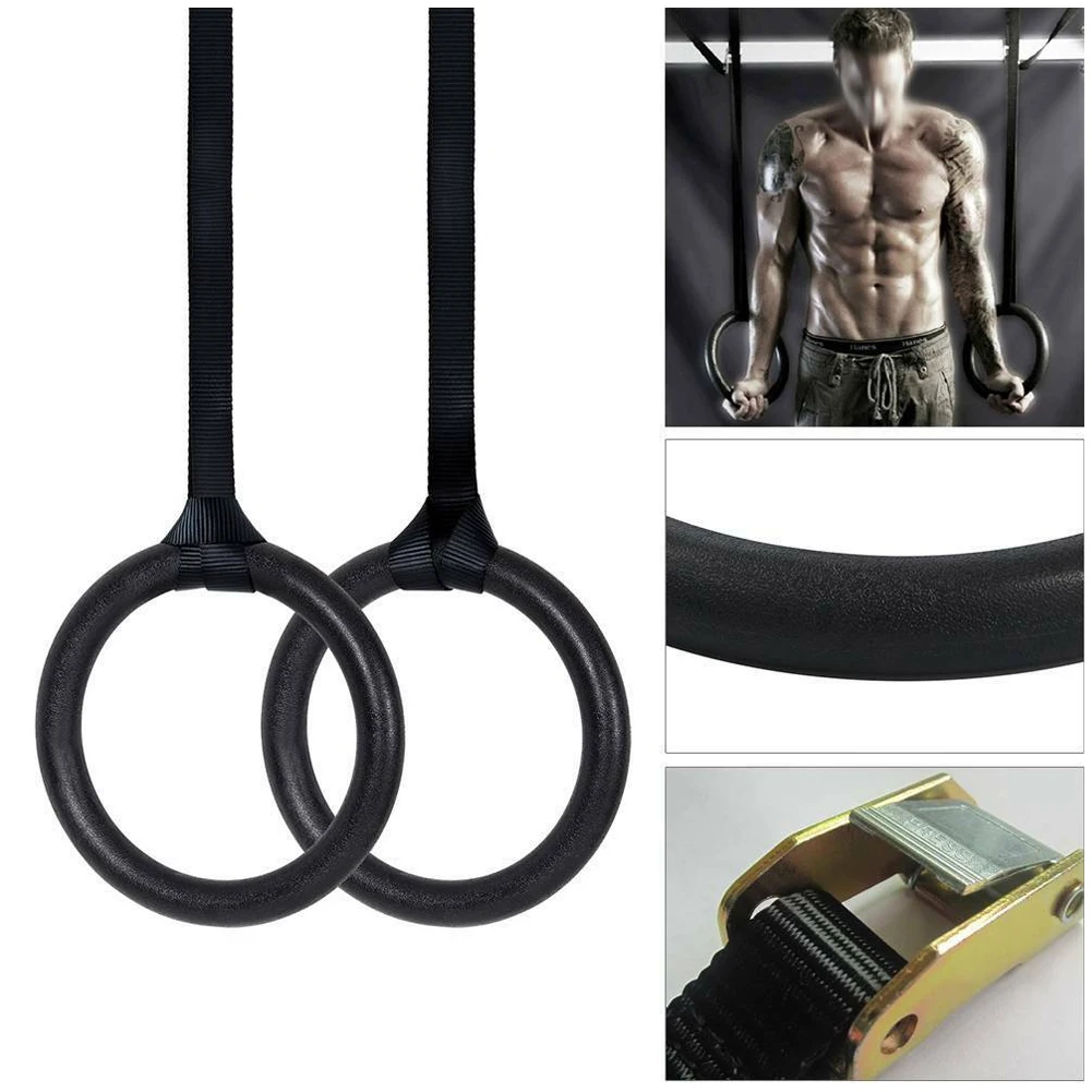 Abs Ring Pull-up Ring Set ABS Gymnastic Crossfit Gym Fitness Rings with Straps Buckles Strength Training Pull Up Dips-Top
Abs Ring Pull-up Ring Set ABS Gymnastic Crossfit Gym Fitness Rings with Straps Buckles Strength Training Pull Up Dips-Top