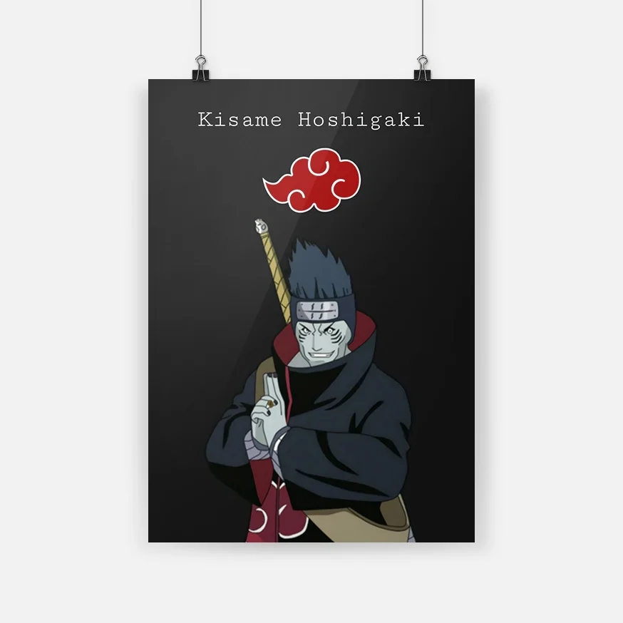 Kisame Hoshigaki akatsuki Аниме Картина на холсте Декор настенное искусство картины Спальня