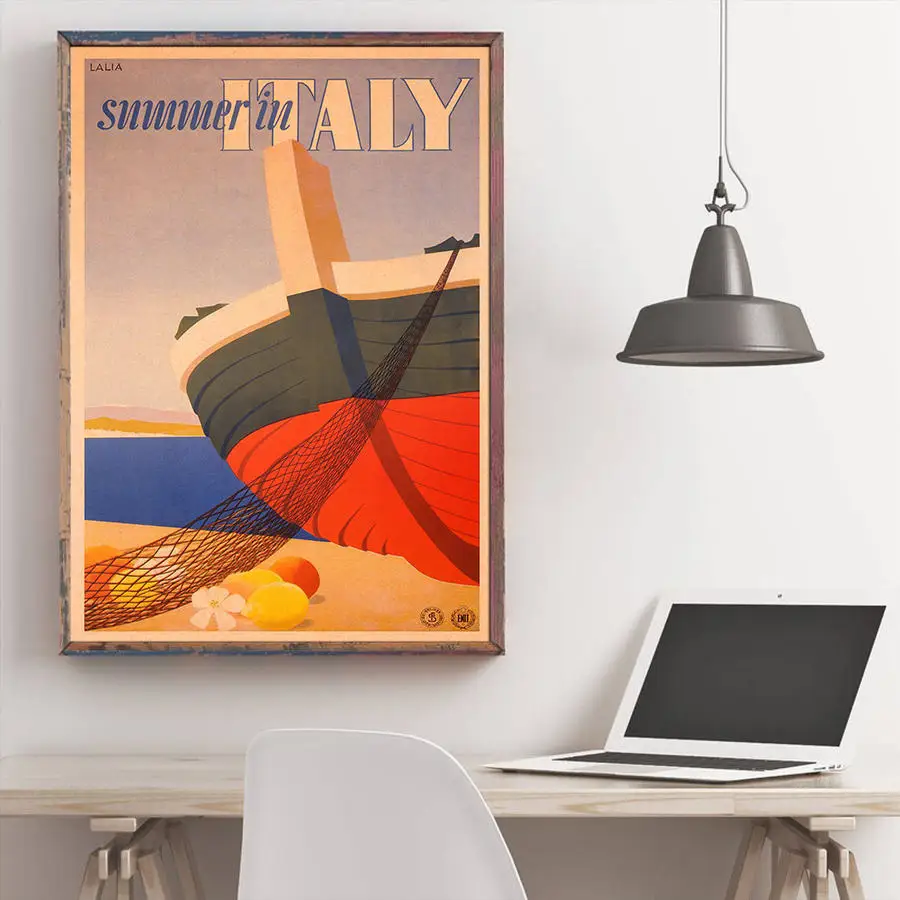 Italy City Travel Poster Antique Summer Landscape Painting Vintage Kraft Paper Hand Painted Wall Art Sticker Home Decor 42x30cm
Italy City Travel Poster Antique Summer Landscape Painting Vintage Kraft Paper Hand Painted Wall Art Sticker Home Decor 42x30cm